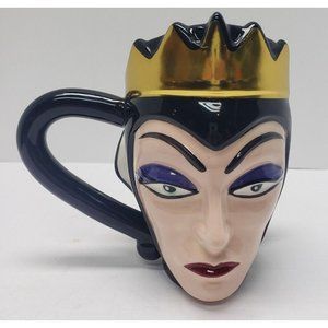 Disney Villains Evil Queen 20 oz. Premium Sculpted Ceramic Mug Snow White Gift